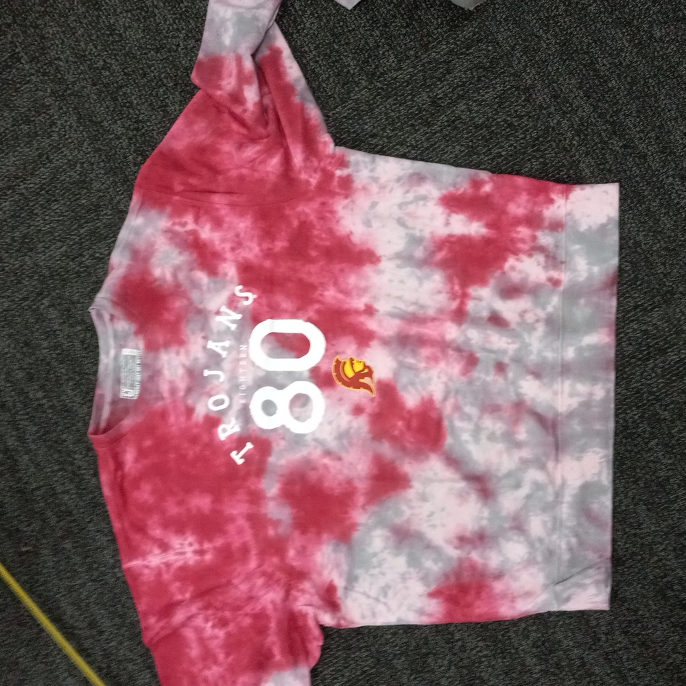 USC Trojans XXL tie dye pullover
